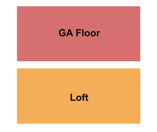 seating chart for The Newberry - GA Floor/Loft - eventticketscenter.com